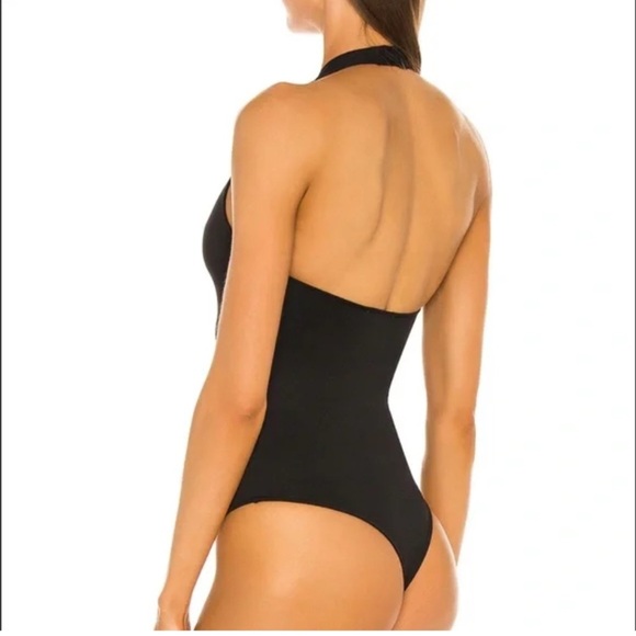 Vince Halter Bodysuit Black Size M #00215 - Picture 2 of 13